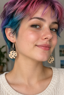 Chocolate Chip Cookie Earrings