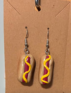 Hot Dog Earrings
