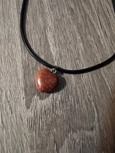 Load image into Gallery viewer, Gemstone Heart Necklaces