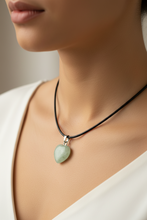 Load image into Gallery viewer, Gemstone Heart Necklaces