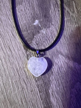 Load image into Gallery viewer, Gemstone Heart Necklaces