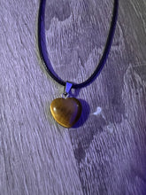 Load image into Gallery viewer, Gemstone Heart Necklaces