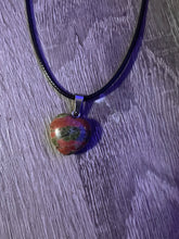 Load image into Gallery viewer, Gemstone Heart Necklaces