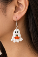 Ghost w/ Pumpkin Earrings