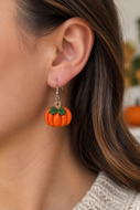 Pumpkin Earrings (Flat)
