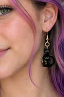 Black Cat Earrings