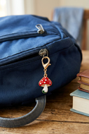 Mushroom Zipper Pulls